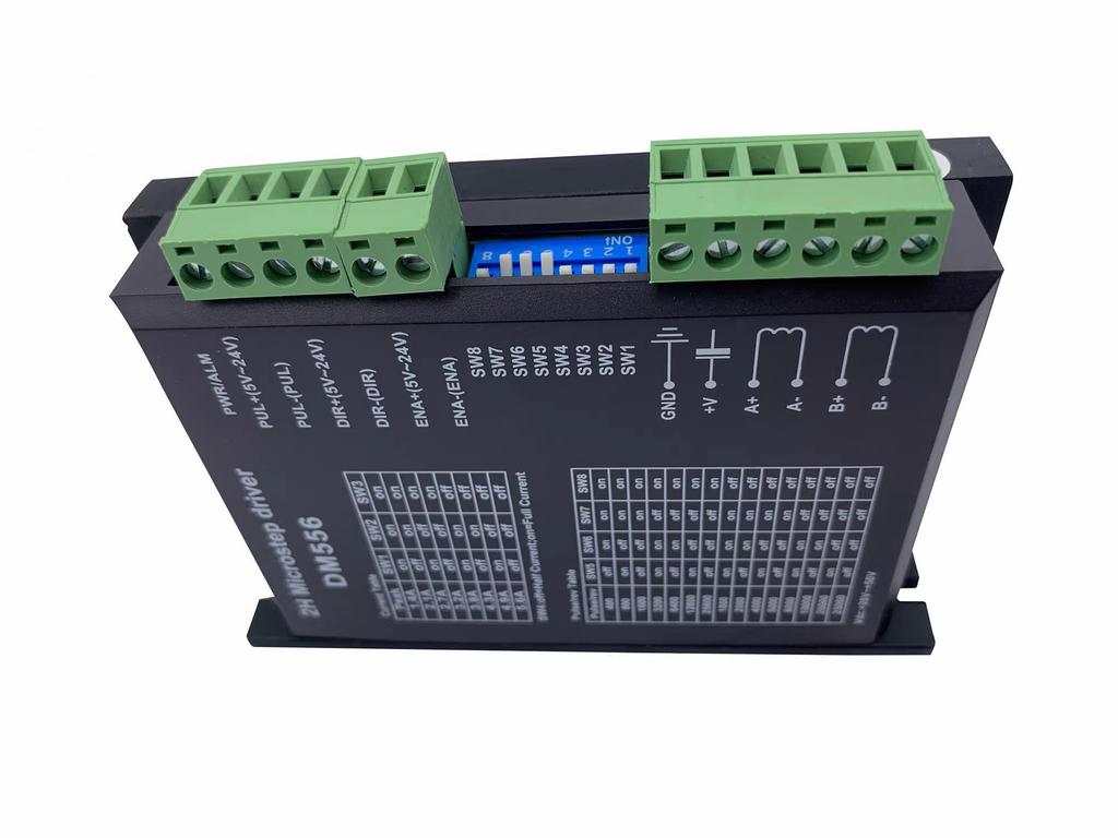 1/5/10/30/50Pcs DM556 DM542 Digital Stepper Motor Driver With 256 Microsteps Suitable For 57 60 86 Type Stepping Motors