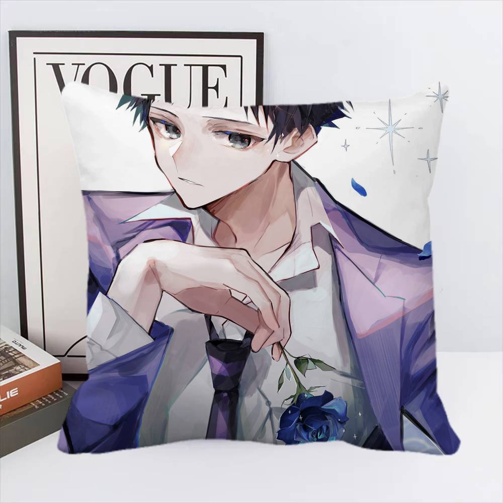 Anime Ouran High School Host Club Individual Pillow Case Square Pillow Bedroom Sofa Leisure Comfort Cushion Home Decoration