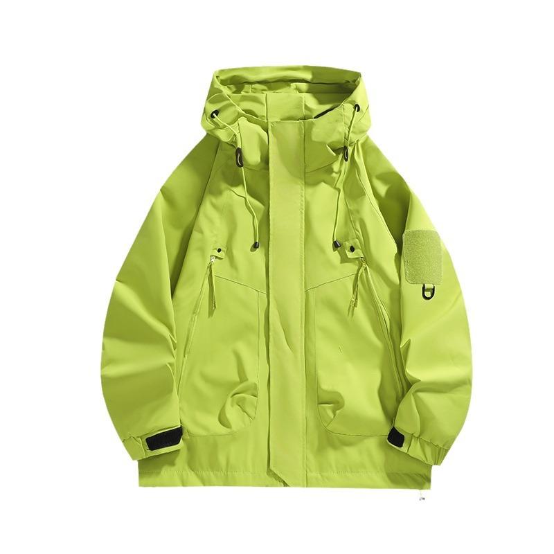 Men's and Women's Jackets Spring and Autumn Jackets Casual Korean Hooded Jackets Outdoor Coat Mountaineering Sportswear Jackets