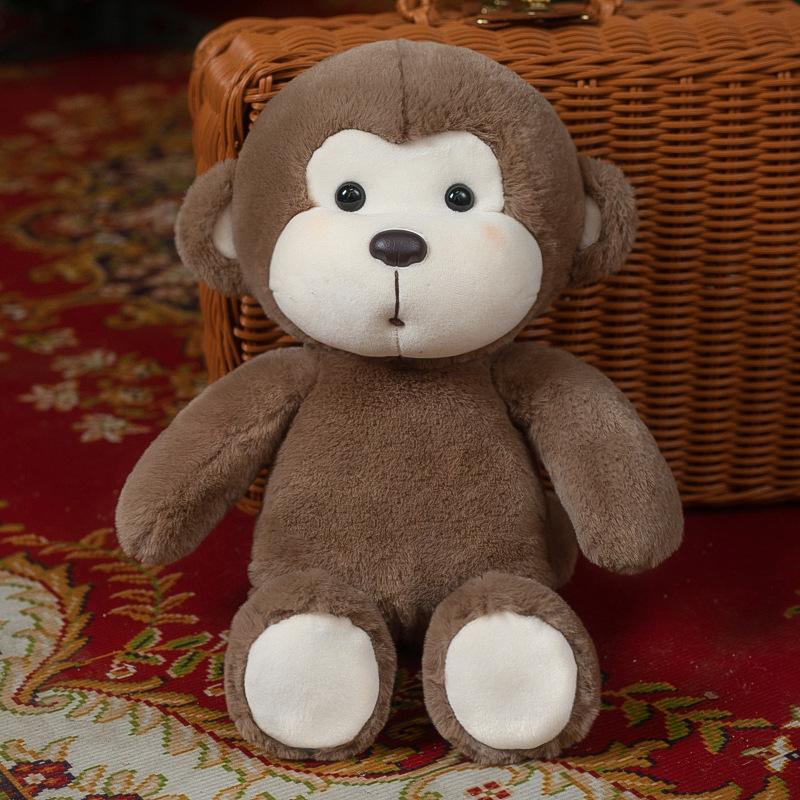

Cartoon Dressed Dog Plush Doll Monkey Sleeping with Birthday Gift Lamb Doll Send Girlfriend Running Doll Monkey