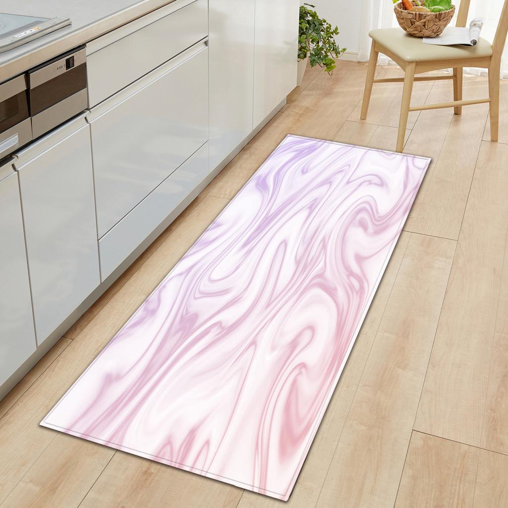 Marble Kitchen Sand Wardrobe Shoe Cabinet Long Carpet Floor Mat