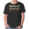 Unisex Crew Neck T-Shirt Retro Vintage Starship Graphic Short Sleeve Casual Tee