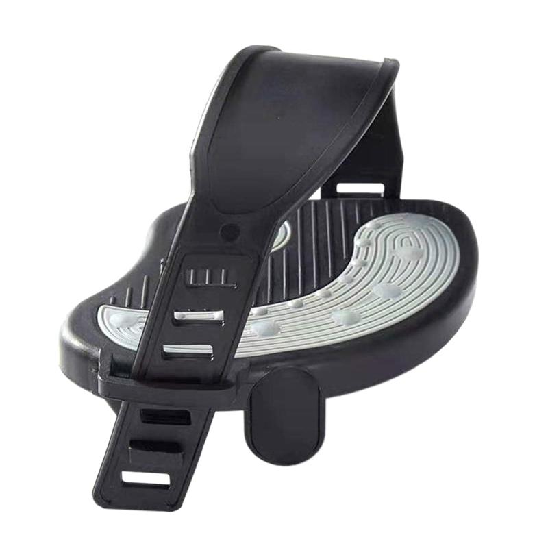 1 Pair 1/ 2 Exercise Bike Pedals with Strips, Stationary Recumbent Bike Pedals for Indoor Exercycle Bike, Spin Bike