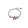 Bracciale con Ciondolo Fiore in Zircone Coreano - Gioiello Elegante Stile Mori Girl