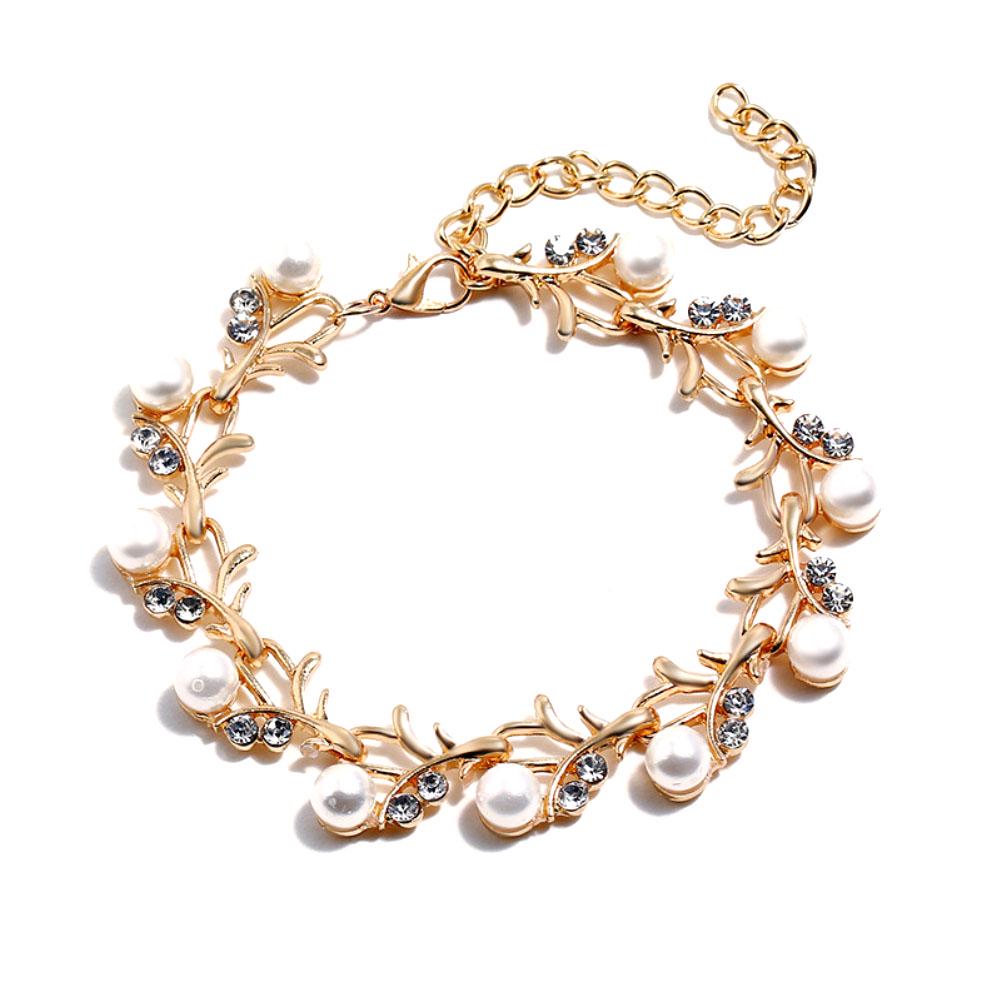 Женский ювелирный набор с искусственным жемчугом Bracelet
