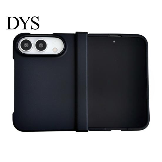 Чехол для телефона Однотонный чехол для IPhone 18 Fold, Защитный чехол с полной защитой шарнира, устойчивый к отпечаткам пальцев, Жесткий чехол, Тонкий, Ударопрочный Защитный, Горизонтальный