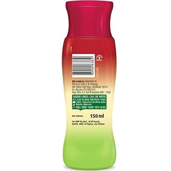 Dabur Vatika Enriched Coconut Hair Oil with Hibiscus - 150ml | For Thicker, Stronger Hair | Extra Hairfall Control | Keeps Hair Nourished & Beautiful