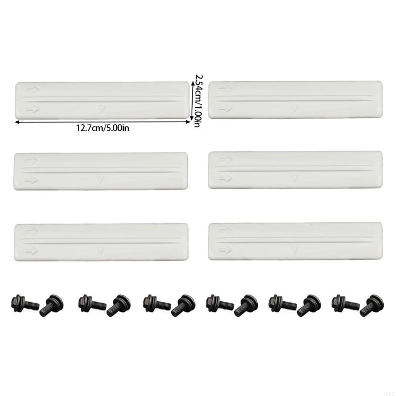 2025 New Upgraded Metal Plastic Roof Rack Deletion Cover Set with Installation Bolts 7559635020A0 for Vehicles