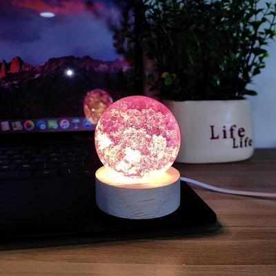 Luminous Crackle Color Ball Rockery Fountain Bonsai Ornament