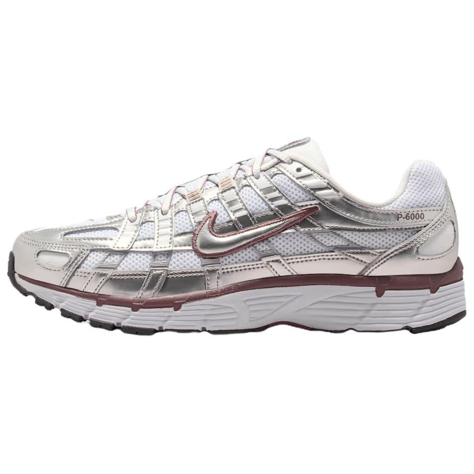 (WMNS) Nike P-6000 White Metallic Silver Women s BV1021-110 EU 37.5