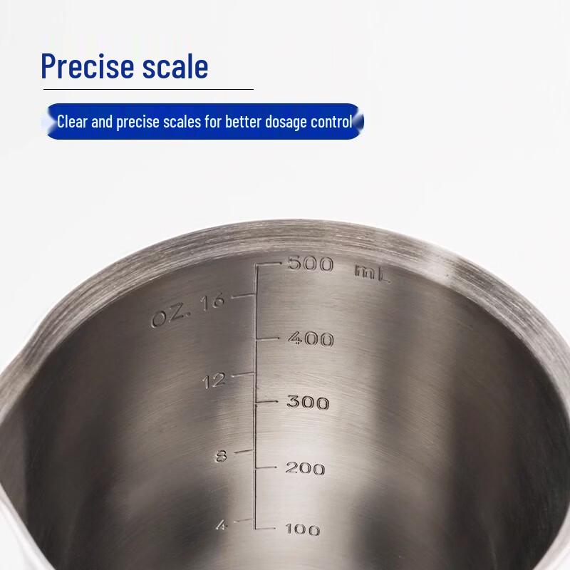 Xíhé Stainless Steel Graduated Measuring Cup with Lid