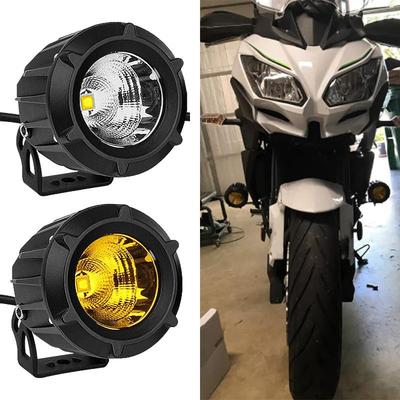 Motorcycle Led Headlight Spot Lamp Off-road Led Fog Lights Motorbike Scooter Vehicle Truck Running Lighting 3000K 6500k