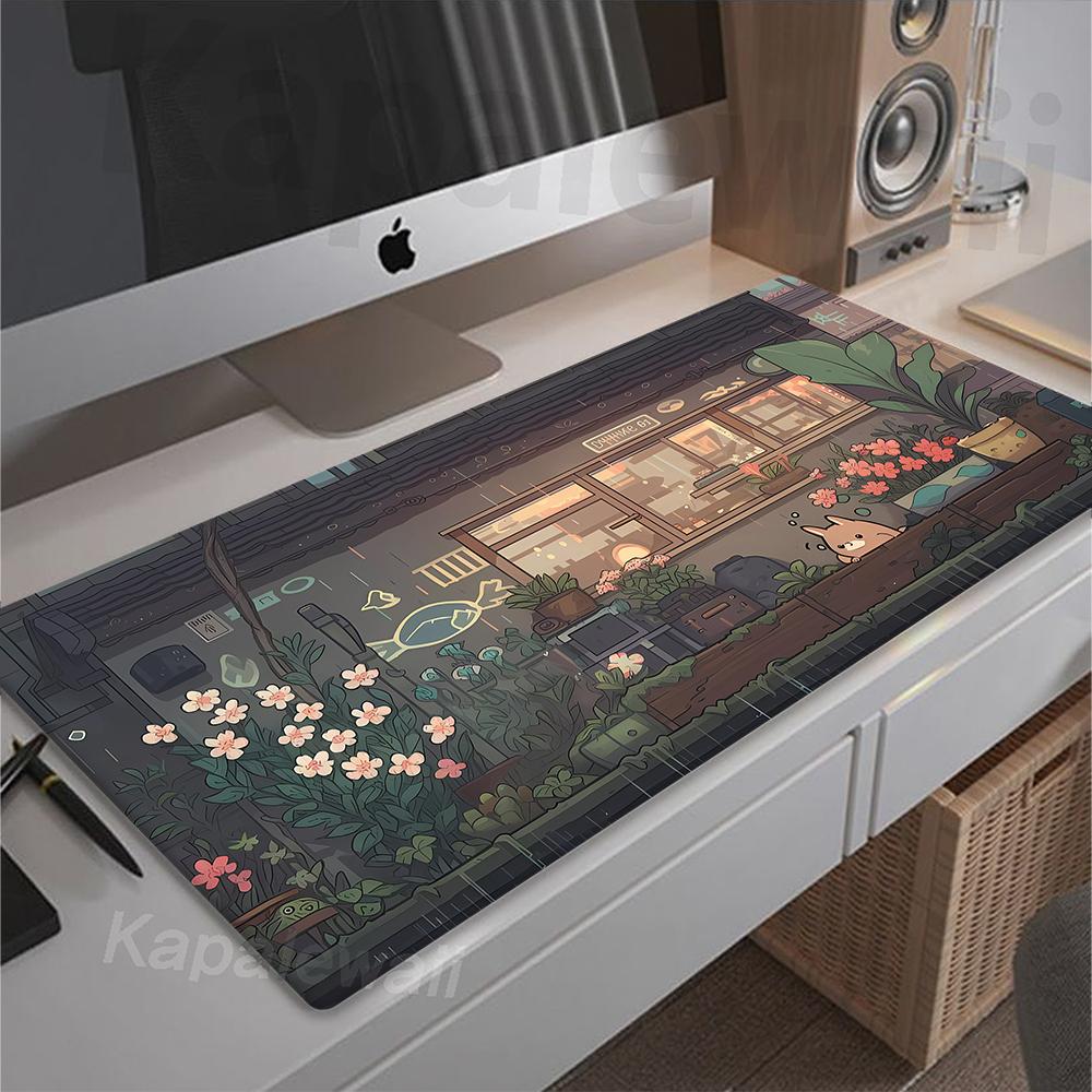 Kawaii Cute Mouse Pad Gamer Mousepad Large Keyboard Pads Deskmat Game Mouse Mat Gaming Table Carpet XXL Pink Carpet xmm