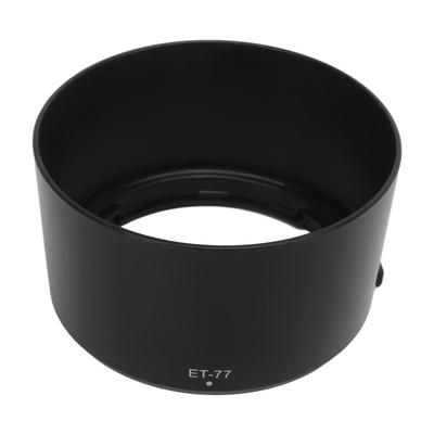 ET 77 Gegenlichtblende Reversible Gegenlichtblende Passend für RF 85mm F2 Macro IS Objektiv Schwarz