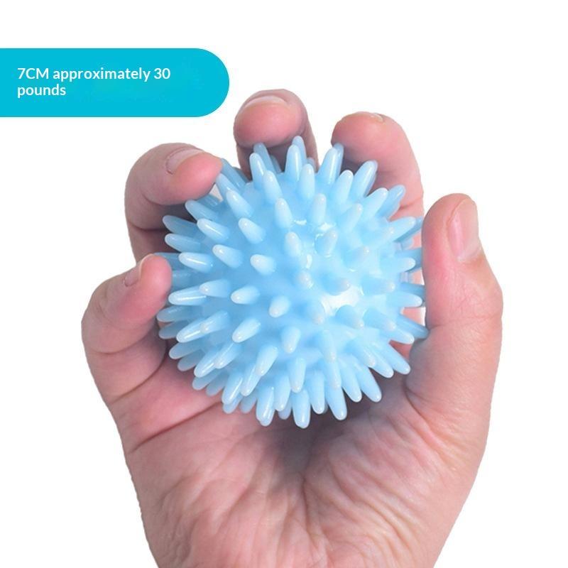 Tpr Hand Finger Grip Ball For Elderly Massage Rehabilitation Exercise Training Ergonomic Design Hand Therapy Ball