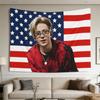 1 Stück Heeseung Rotes Hemd Hintergrund Wandteppich Amerikanische Flagge Design Geeignet Für Schlafzimmer Heimkonzert Unterstützung Merchandising Geschenk Für Fans
