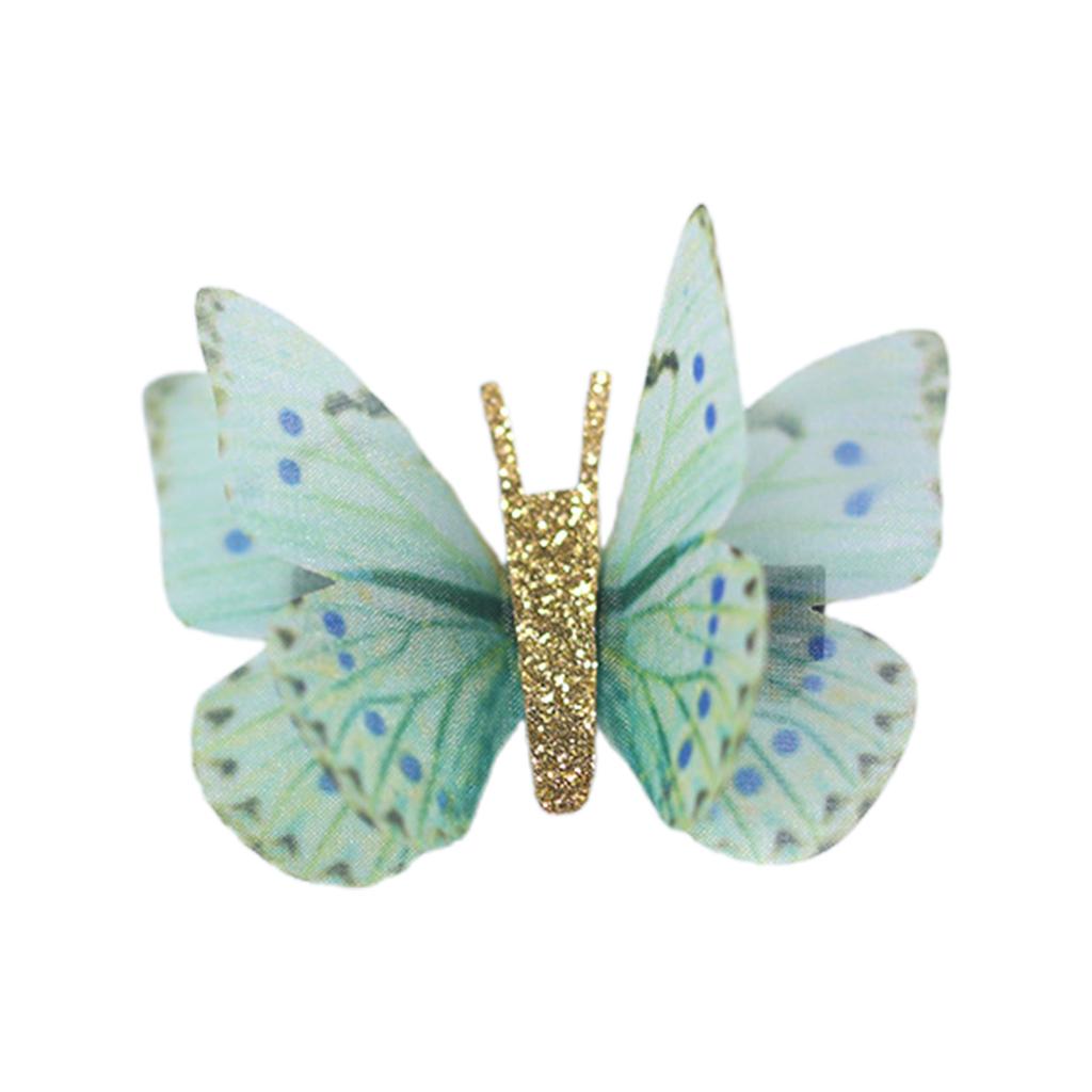 Chinese Hair Clip Vintage Butterfly Shape Hairpin Hair Clip for Spring Summer Side Hair Ponytail Hairpins for Teens