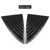For Tesla Model 3 Rear Side Window Louver Trim Cover 2019 Model ABS Black Carbon Fiber Pattern Triangular Window Vent Sporty Exterior Modification