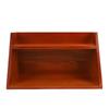 2 Tier Wooden Display Shelf Simple Space Saving Functional Small Wooden Desktop Organizer for Home Office