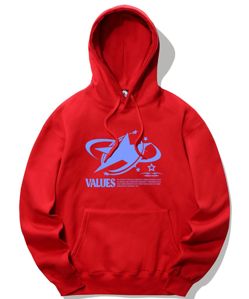 Blue Stars Graphic Hoodie - 9 Colors (Type A)