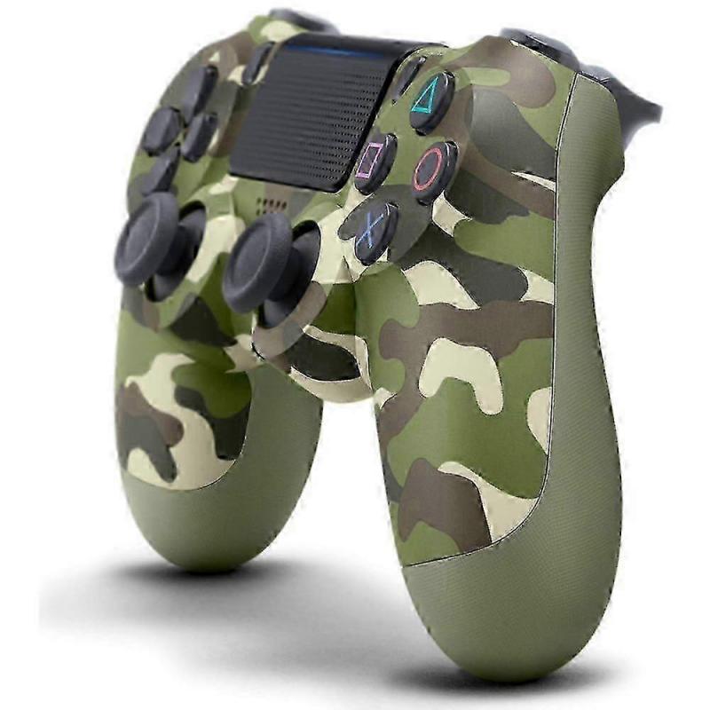 Wireless Controller for PlayStation 4 - Green Camouflage (Renewed)