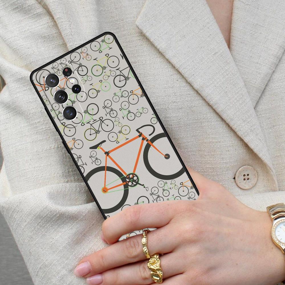 Bike Bicycle Cycling SOFT Cell Phone Case for Samsung Galaxy S26 Ultra S25 S24 S23 S22 S21 S20 Note10 Cover