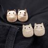 4 Pairs Jeans Button Pins No Sewing Required Trousers Waist Tightener Lovely Cats Waist Buckles Trouser Button Pins