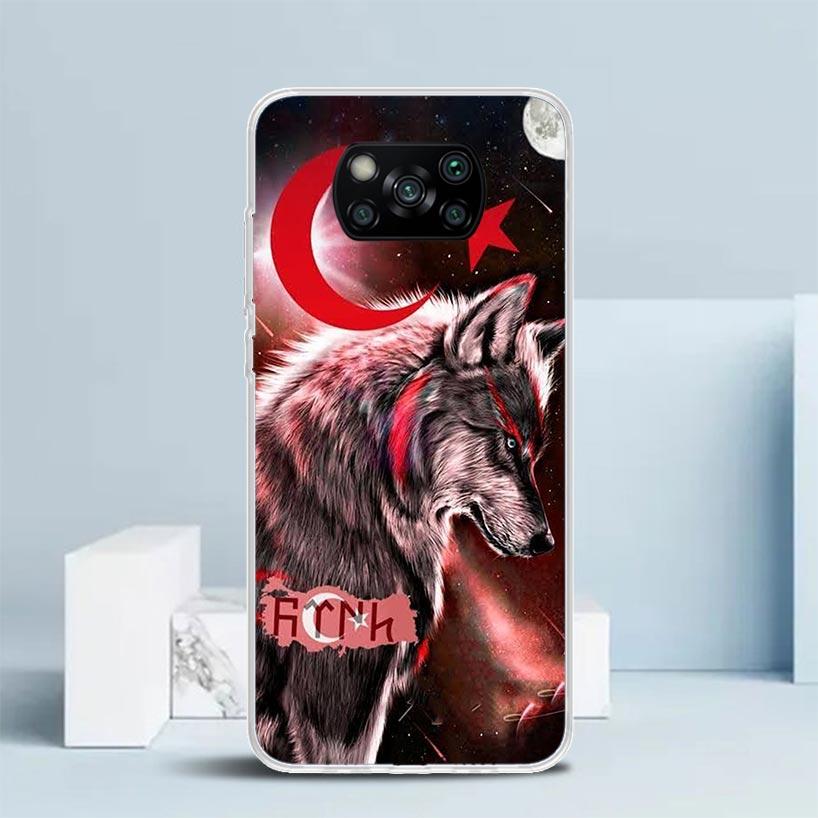 Turkey Turkish Flag Phone Case For Xiaomi Poco F7 Ultra X5 X6 X7 Pro M7 Redmi 15C 15 13C 13 12C 12 10C 10 10A 9 9C 9A 9T Cover P
