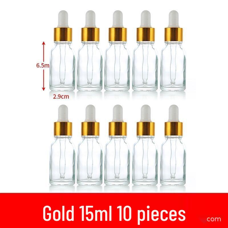 Glass Empty Dropper Bottle for Essential Oils, Perfume, and Cosmetics – Travel-Size Dispenser