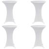 Day and Night - Day and Night Elastic Tablecloth for High Table 4 Units White Ø80 Cm