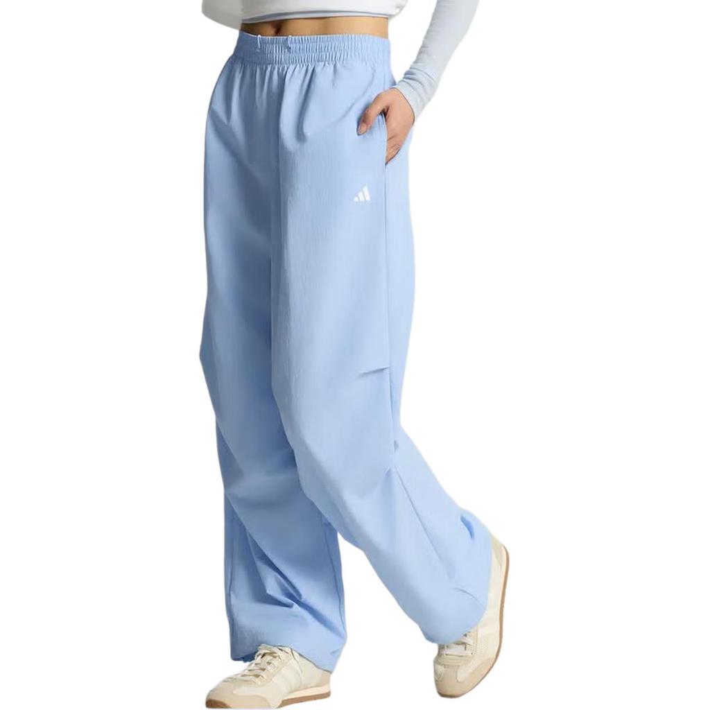 Adidas Sportswear SS26 Solid Color Water-Resistant Mid-Rise Knitted Sports Pants Women bottoms KX6807