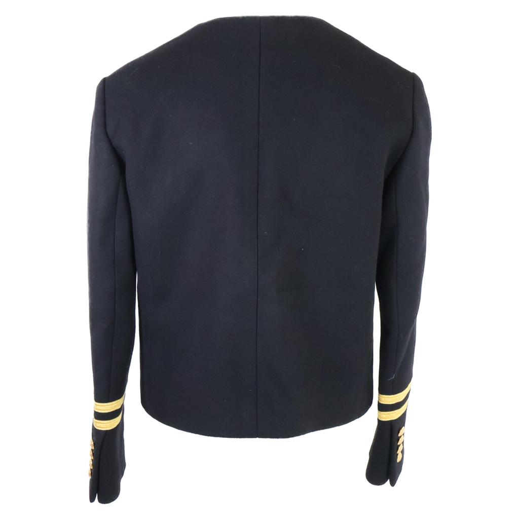 Celine [Good condition/Domestic Regular/22 Year Made] 2V75F6700 Spencer Captain Jacket 100% Cashmere Spencer Captain Jacket 36 blackUsed