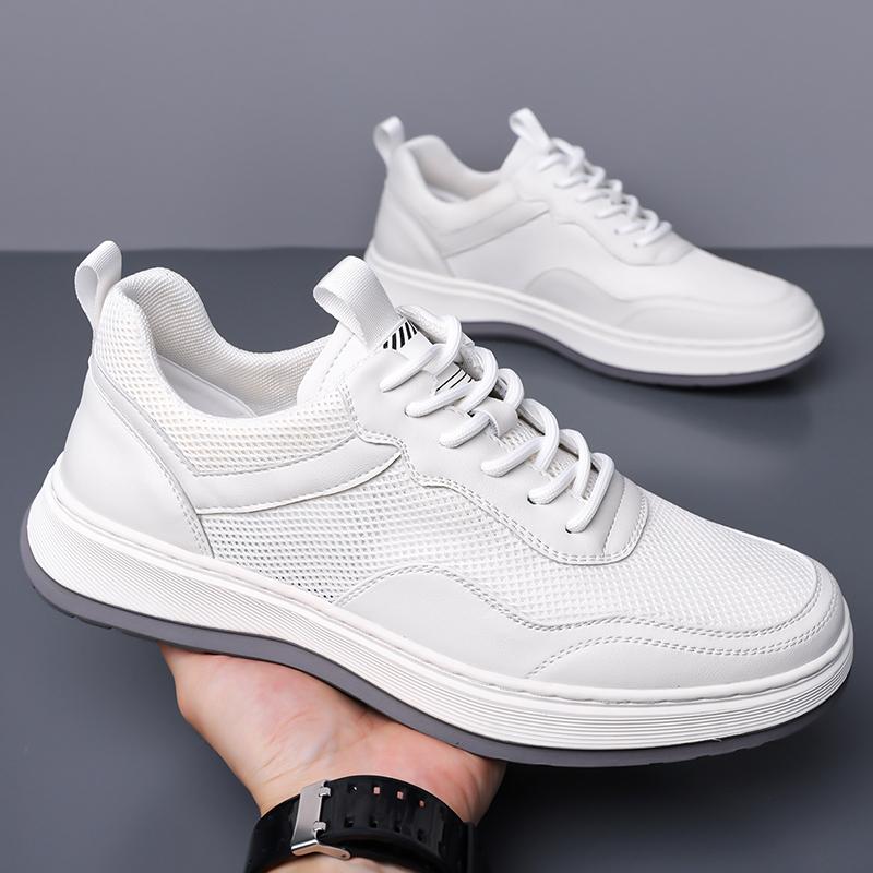 Fashion Casual sneakers Minimalist and trendy men's design styles Leisure outdoor sports and walking Breathable shoes Black and white