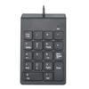 Mini Wired Numeric Keypad Portable Notebook Keyboard USB Digital Keyboard  for Laptop, PC, Desktop