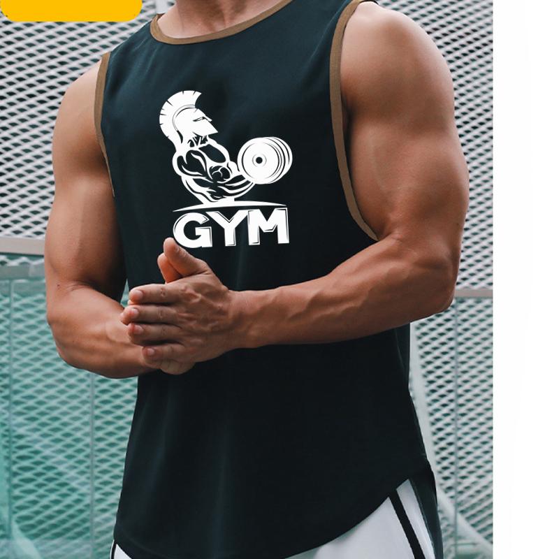 Mrtvý tah Tělocvična Lidská kostra Léto Rychleschnoucí Sportovní Tílko Muži Kulturistika Vesta Síťovina Fitness Košile Bez rukávů Svalové Oblečení