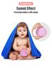 6 PCS Infant Sensory Playthings Balls Infant Bath Enjoy Water Bathroom Gentle Playthings Ball Can Make a Sound Gentle Rubber Ball