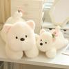 Adorable Cherry Westie Plush Toy For Kids Fluffy Soft Companionship Gift