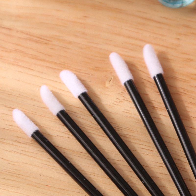 Brush Portable Mouth red lip Solid lip brush Beauty tools Disposable 100 pieces of Lip gloss lipstick Single makeup brush