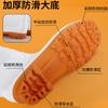 Low-top light-mouth white rubber shoes rain shoes short army water boots non-slip labor insurance men's and women's shoes food factory workshop shoes