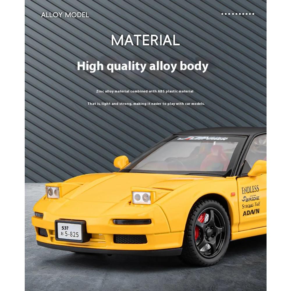 1/22 Honda Cool NA1 Alloy Model, Cool Sound and Light, Exquisite Desktop Ornaments, The Best Collection for Car Model Enthusiasts