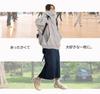 Hoodie with a Slimming Oversized Turtleneck Hoodie for Women Heather Warm, Face-concealing Effect. Thick, Long, High-neck, (M, Gray)