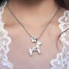 Retro Round Resin Necklace: Versatile, Fashionable High-End Clavicle Chain for Women