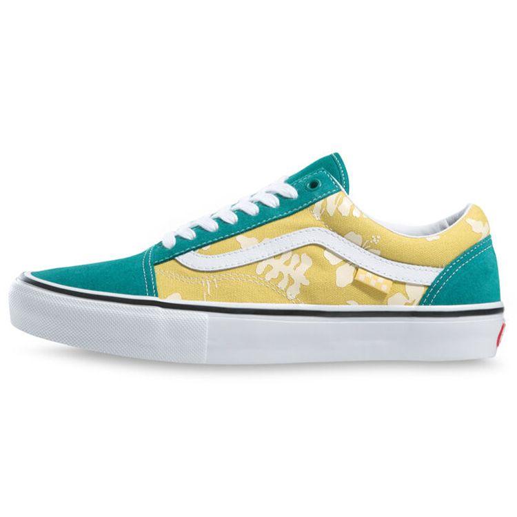 Vans Unisex Skate Old Skool Low-top Skate Sneakers Marine Gold VN0A5FCB3LA 36.5