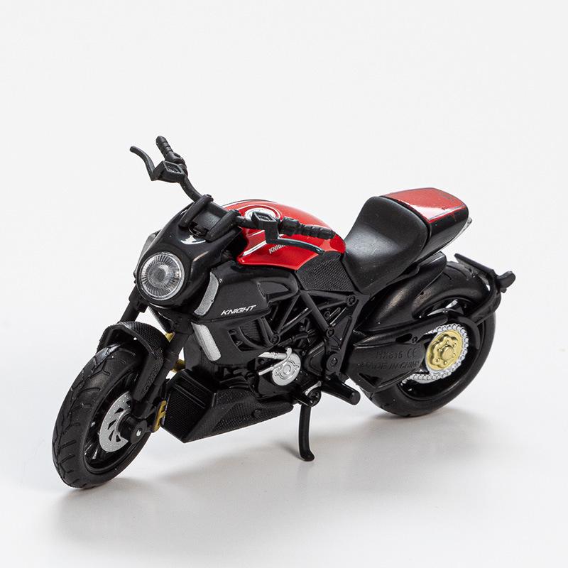Cross 1:18 Alloy Pull-back Motorcycle Model Toy for Kids - Educational Ornament
