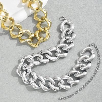 Damen Hip-Hop Schlüsselbeinkette - Übertriebener & Vielseitiger Nischenschmuck