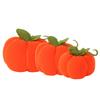 Pumpkin Plush Toy Simulation Vibrant Color Soft Pumpkins Fabric Ornament for Halloween Party Supplie