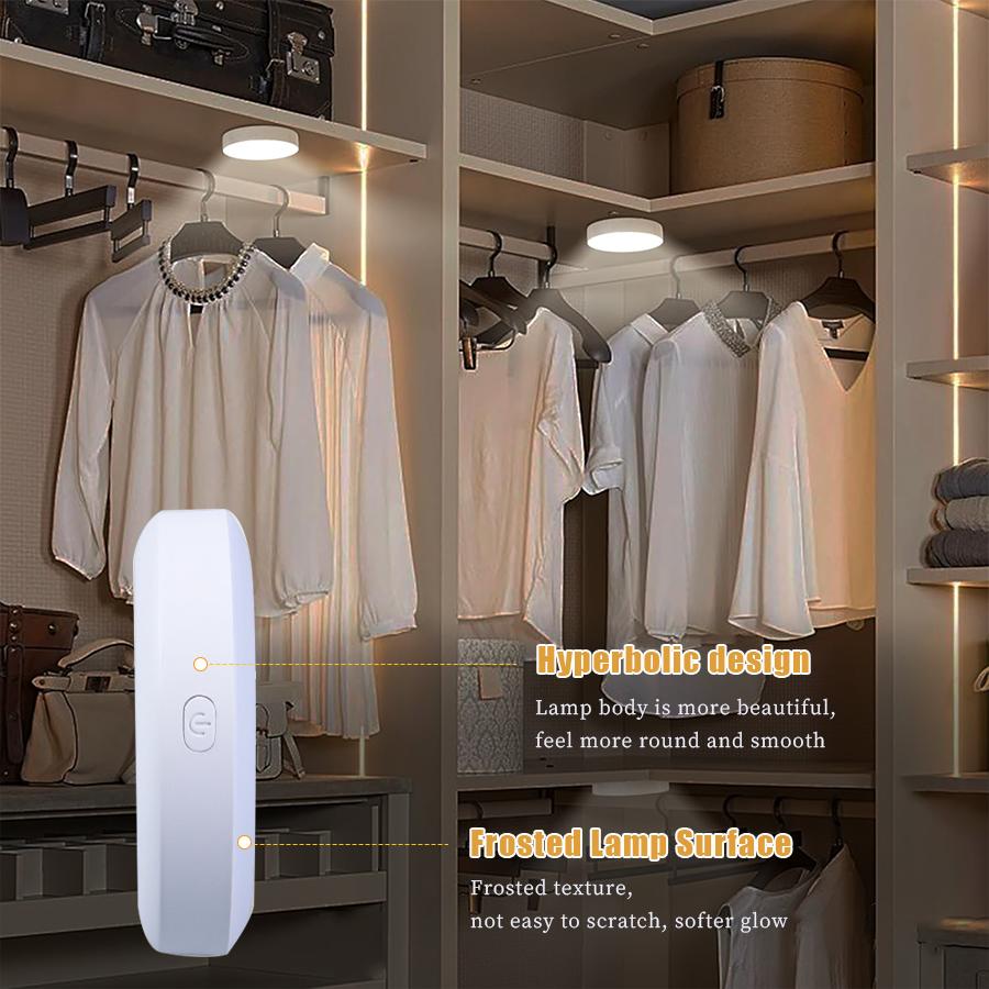 LED Night Light USB Rechargeable Motion Sensor Lights Children Bedroom Lighting Home Decor Stairs Closet Wardrobe Cabinet Lamp