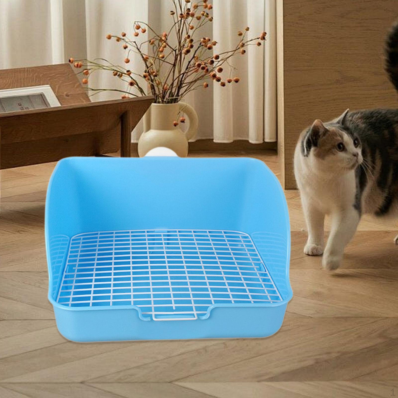 

Pet Toilet Pee Pan Tray Corner Litter Box for Hamster Bunny Rats Chinchillas