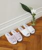 de Apparel Ribbon Pearl Fur Room Shoes for Ivory [Maison Fleur] Women,