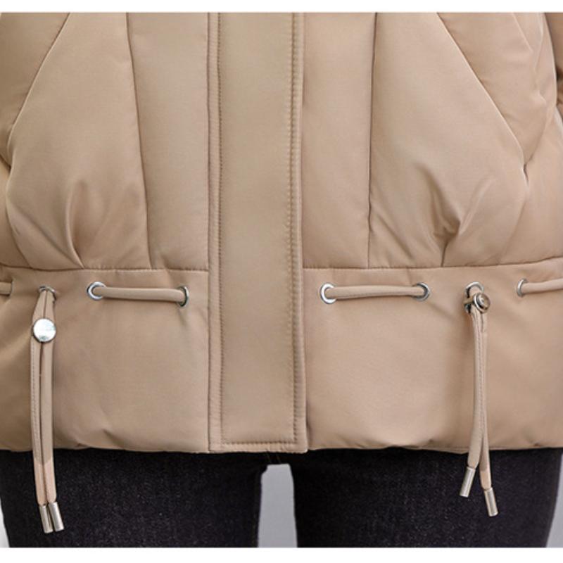 Middle-aged Mom Winter Down Cotton Jacket Women Short Coat Stylish Middle-aged Women Autumn Winter Cotton Clothing Plus Size Cotton Padded Jacket